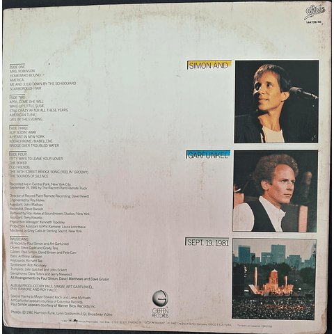 Simon & Garfunkel – The Concert In Central Park
