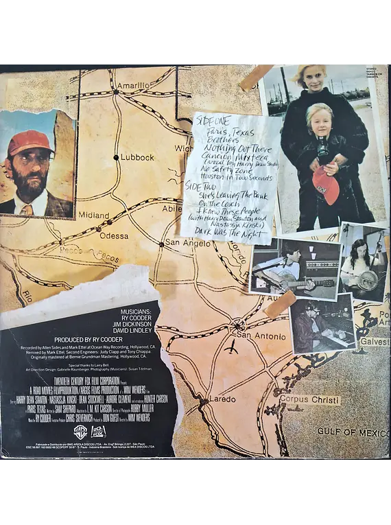 Ry Cooder – Trilha Sonora Original do Filme Paris, Texas