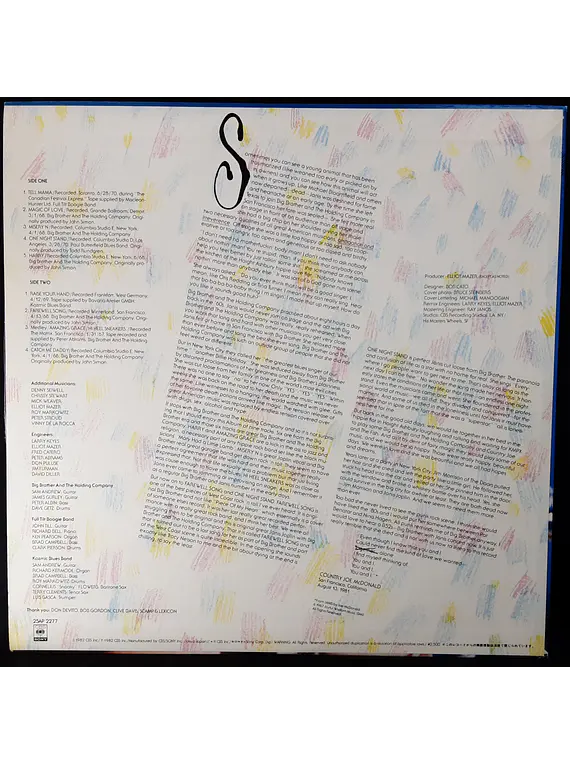 Janis Joplin – Farewell Song (Ed. Japón)