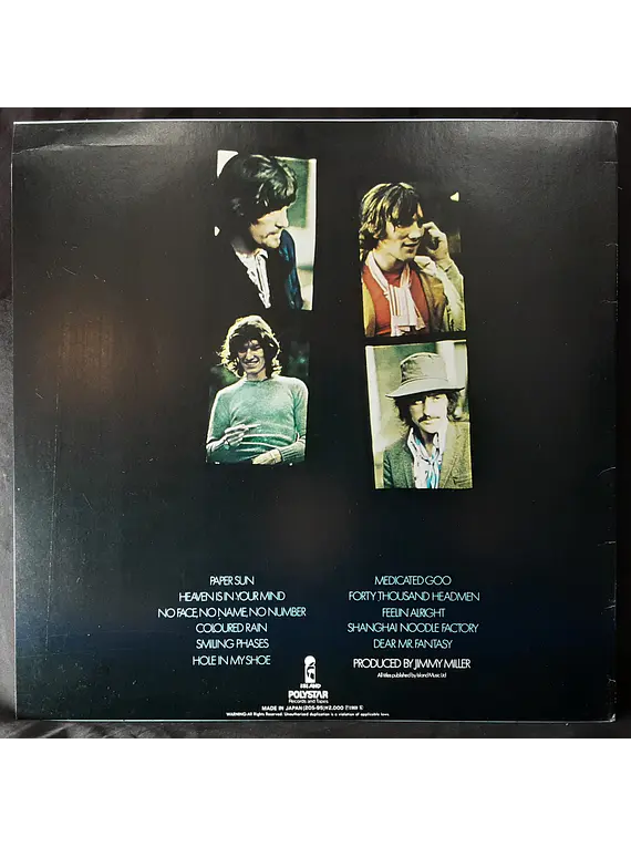 Traffic – Best Of Traffic (ed. Japón)