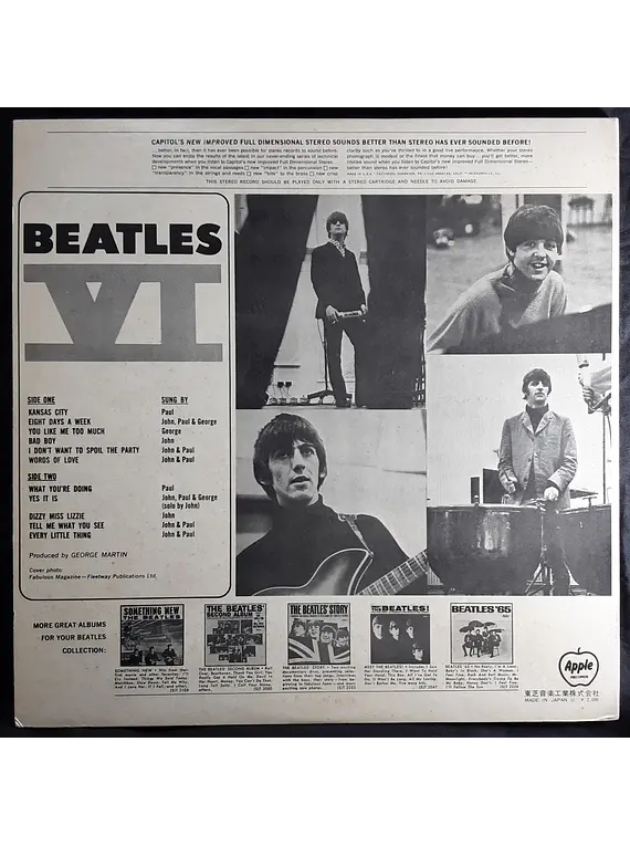 Beatles, The – Beatles VI (Ed. Japón)
