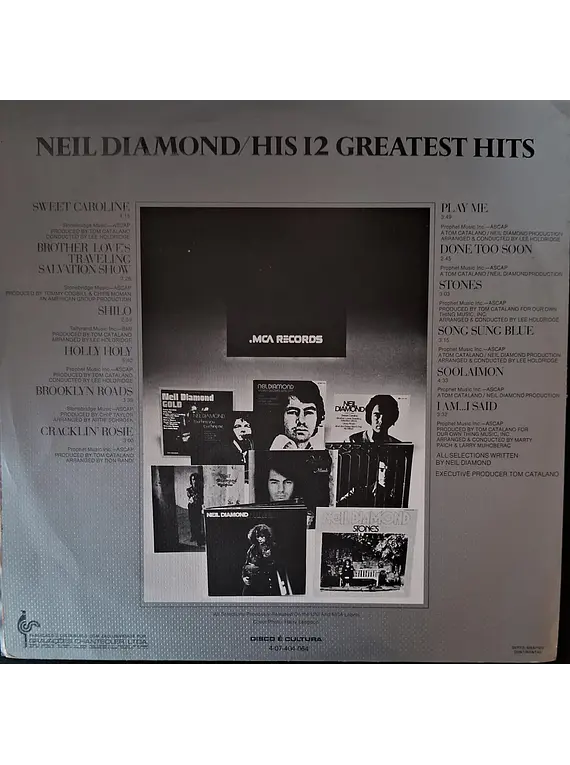 Neil Diamond – His 12 Greatest Hits