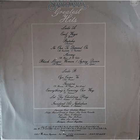 Santana – Greatest Hits