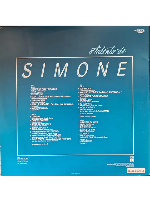 Simone (3) – O Talento De Simone