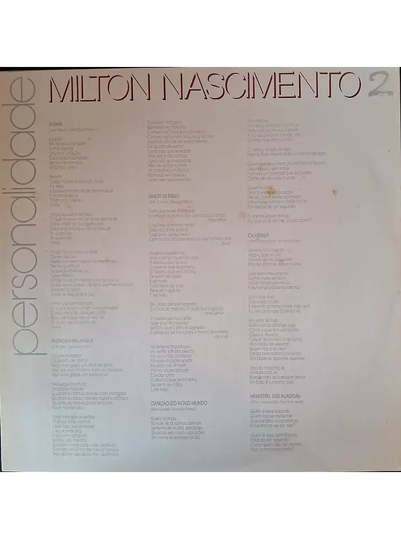 Milton Nascimento – Personalidade Vol. 2