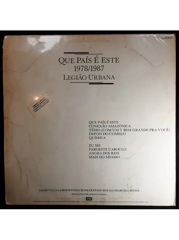 Legião Urbana – Que País É Este 1978/1987