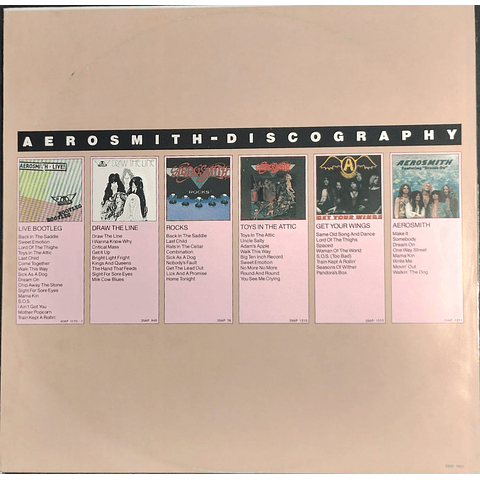 Aerosmith – Night In The Ruts (Ed. Japón)