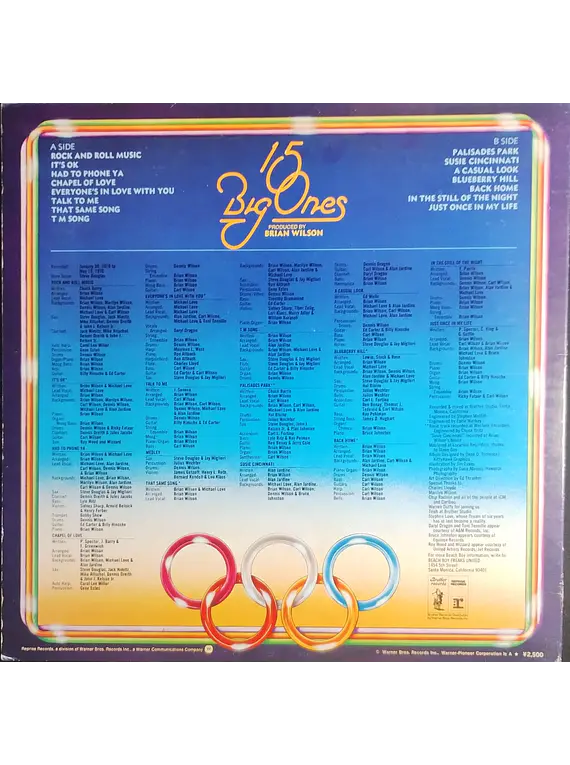 Beach Boys, The – 15 Big Ones 