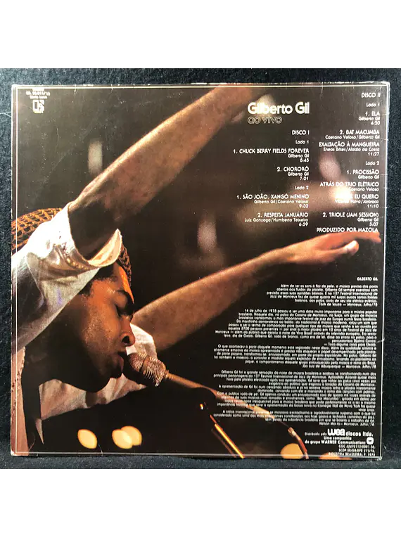 Gilberto Gil – Montreux Ao Vivo (con músicos de Novos Baianos)