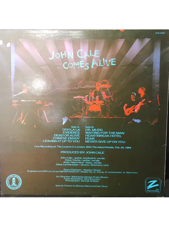 John Cale – John Cale Comes Alive 
