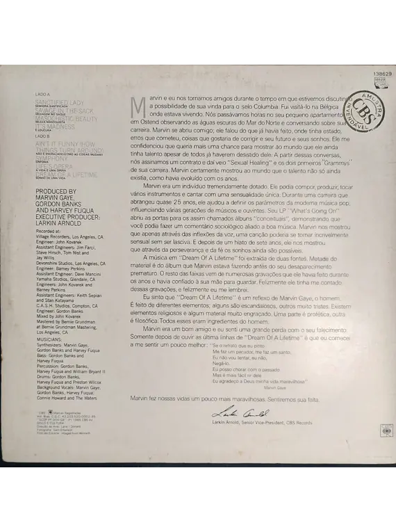 Marvin Gaye – Dream Of A Lifetime