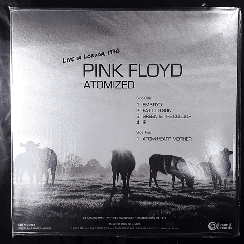 Pink Floyd – Atomized (John Peel's Sunday Concert : BBC Paris Theatre London, 19th July 1970)