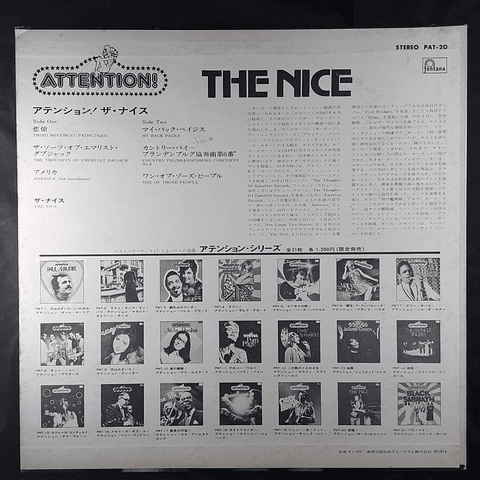 Nice, The- Attention! (Ed. Japón)