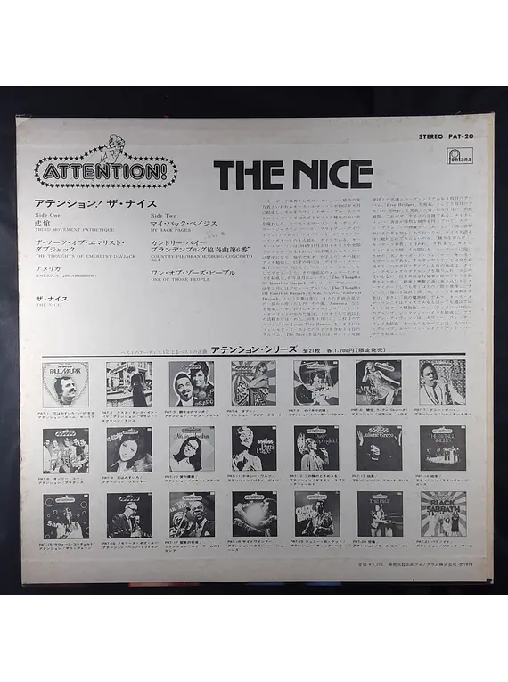 Nice, The- Attention! (Ed. Japón)