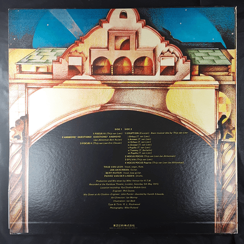 Focus – Focus At The Rainbow (Ed. Japón)