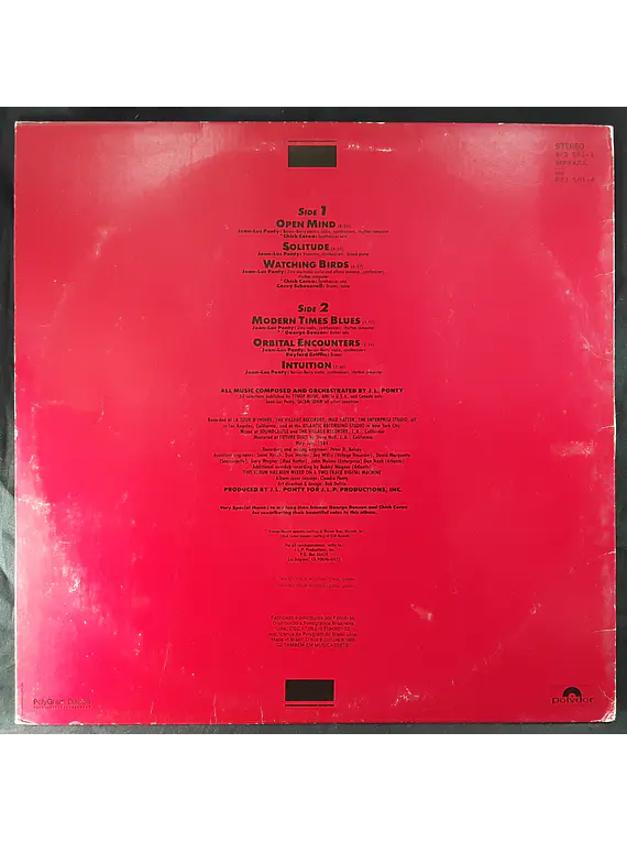 Jean-Luc Ponty – Open Mind