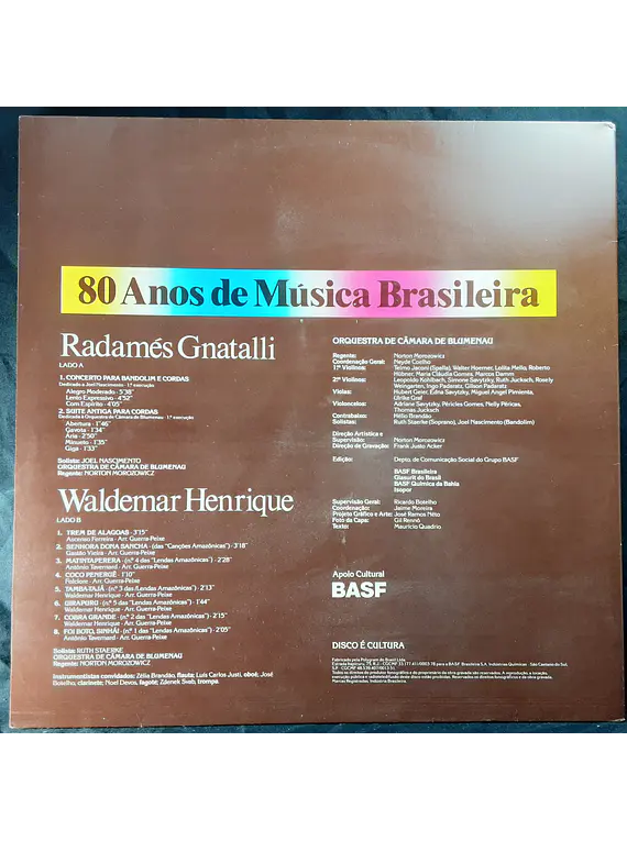 Radamés Gnattali, Waldemar Henrique, Orquestra de Câmara de Blumenau – Radamés Gnattali & Waldemar Henrique
