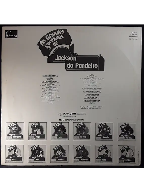Jackson Do Pandeiro – Os Grandes Sucessos De Jackson Do Pandeiro