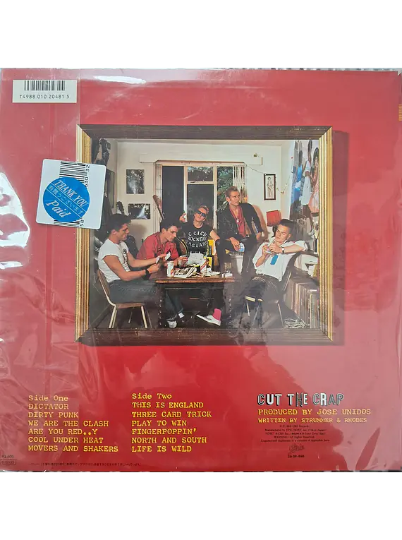 Clash, The – Cut The Crap (Ed. Japón)
