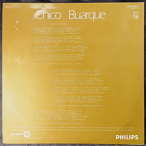 Chico Buarque – Construção