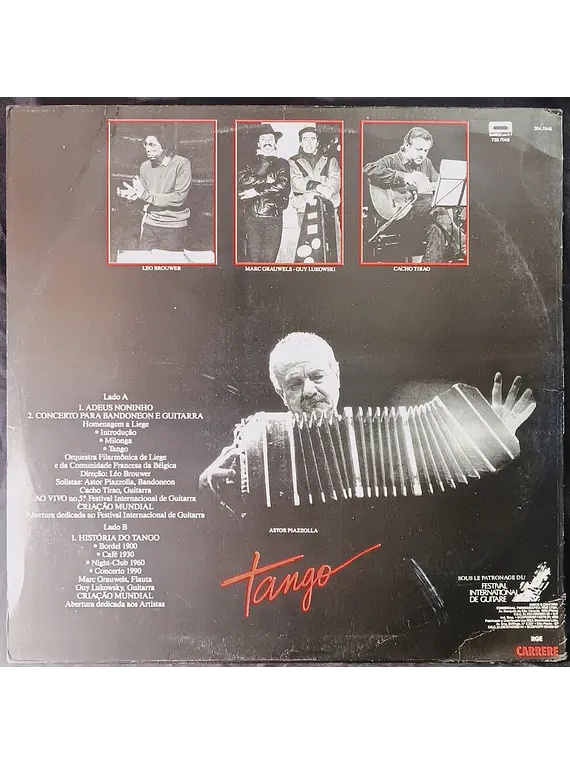 Leo Brouwer / Marc Grauwels / Guy Lukowski / Cacho Tirao / The Liège Philharmonic Orchestra* And Astor Piazzolla – Tango