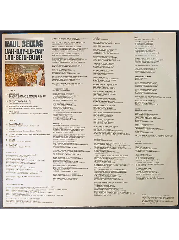Raul Seixas – Uah-Bap-Lu-Bap-Lah-Béin-Bum!