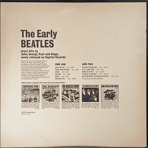 Beatles, The – The Early Beatles (Ed. Japón) 