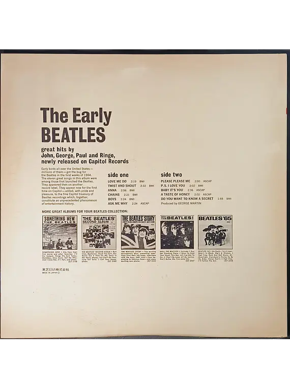 Beatles, The – The Early Beatles (Ed. Japón) 