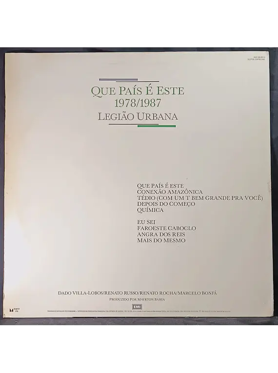 Legião Urbana – Que País É Este 1978/1987