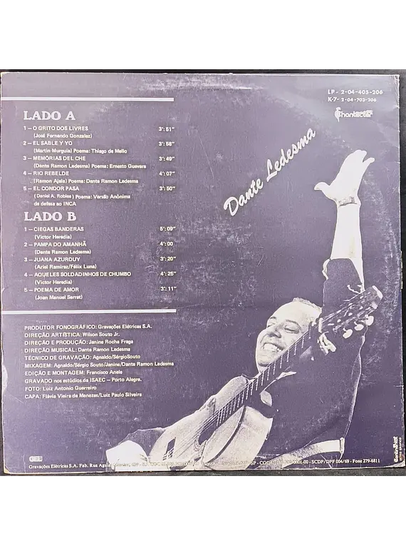 Dante Ledesma – O Grito Dos Livres