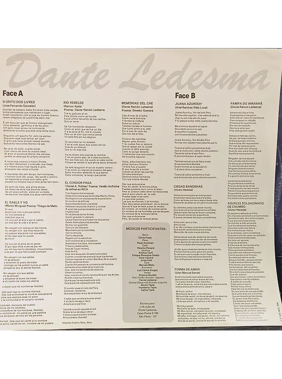 Dante Ledesma – O Grito Dos Livres