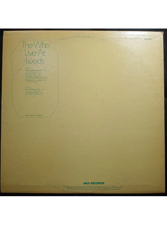 Who, The – Live at Leeds