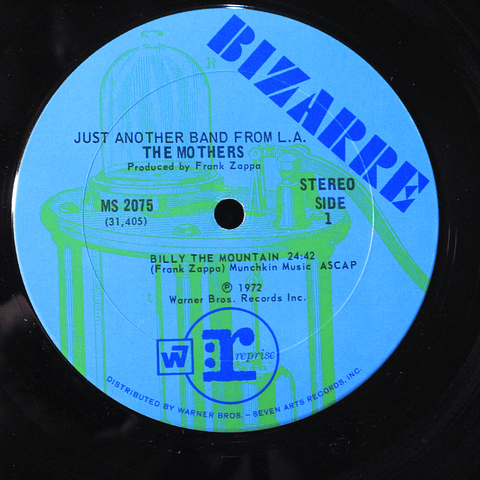 Frank Zappa and The Mothers ‎– Just Another Band From L.A. (1a Ed USA)