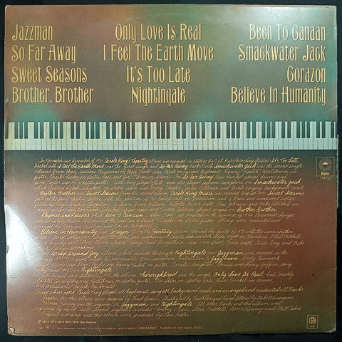 Carole King – Her Greatest Hits - Songs Of Long Ago