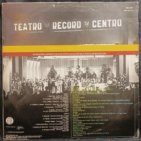 Os Grandes Momentos Dos Festivais Da Música Popular Brasileira