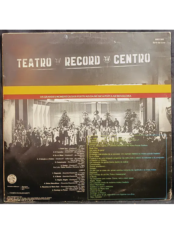 Os Grandes Momentos Dos Festivais Da Música Popular Brasileira