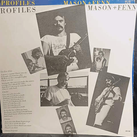 Nick Mason (Pink Floyd) & Rick Fenn – Profiles (orig '85 BR)