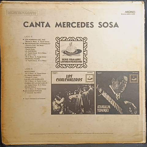 Mercedes Sosa – Canta Mercedes Sosa