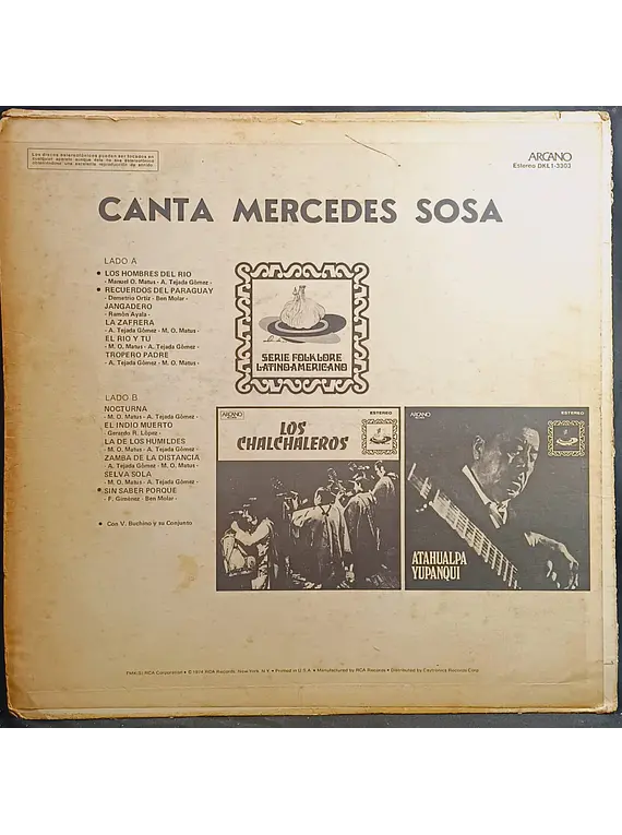 Mercedes Sosa – Canta Mercedes Sosa