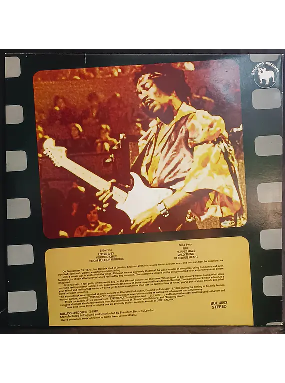 Jimi Hendrix Accompanied By Mitch Mitchell And Noel Redding – More Experience (Volume Two)