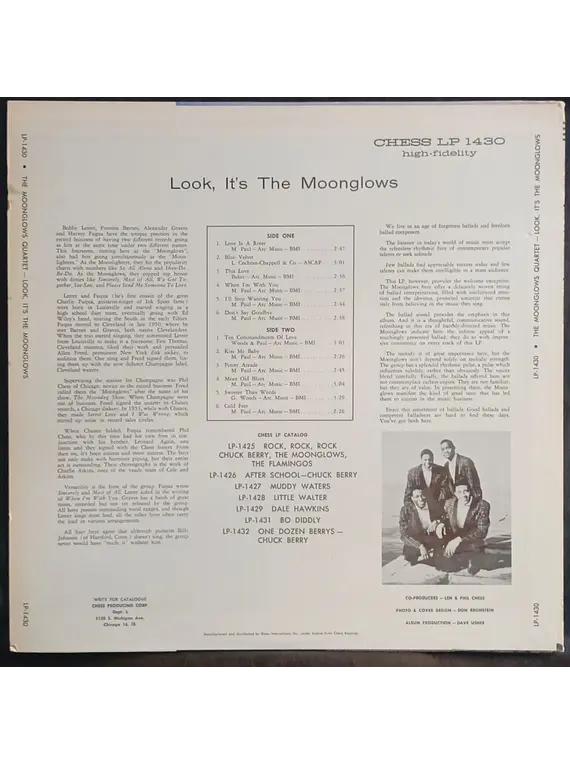 The Moonglows – Look! It's The Moonglows (Ed. Japón)