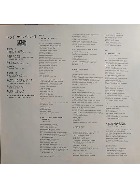 Led Zeppelin – Led Zeppelin II (Ed Japón)