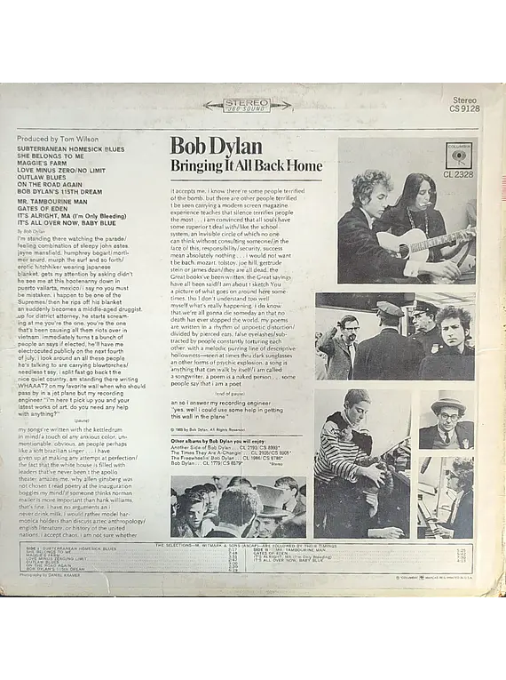 Bob Dylan – Bringing It All Back Home