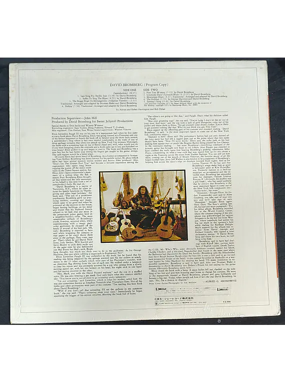 David Bromberg – David Bromberg (Ed. Japón)