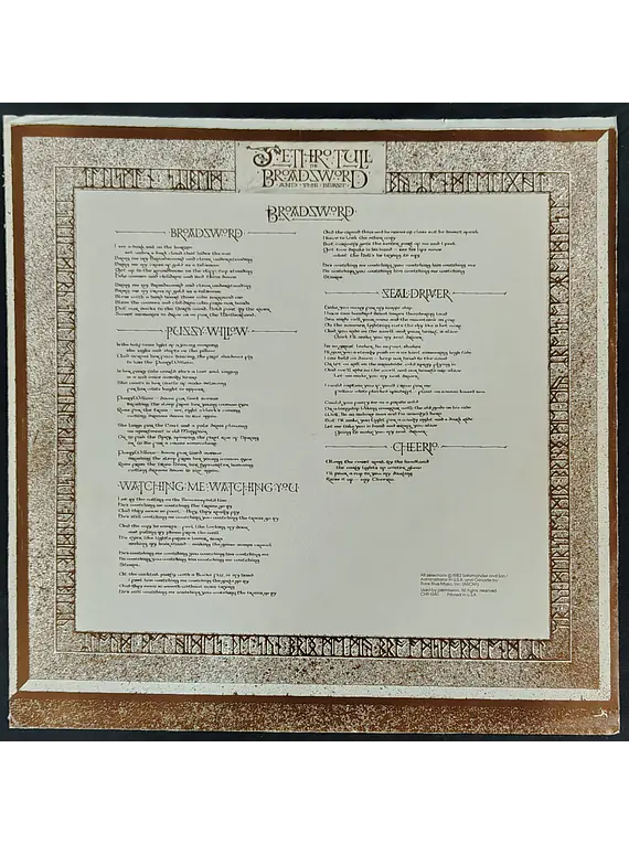 Jethro Tull – The Broadsword And The Beast