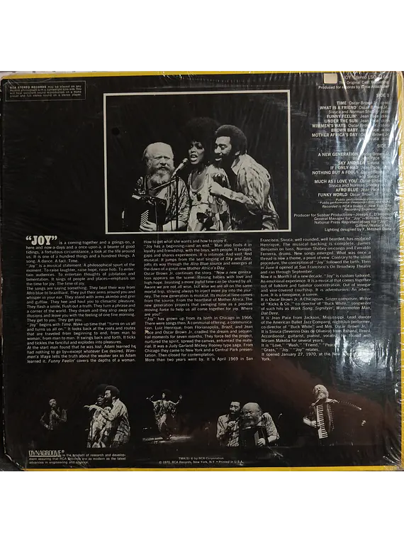Oscar Brown Jr. / Jean Pace / Sivuca – Joy