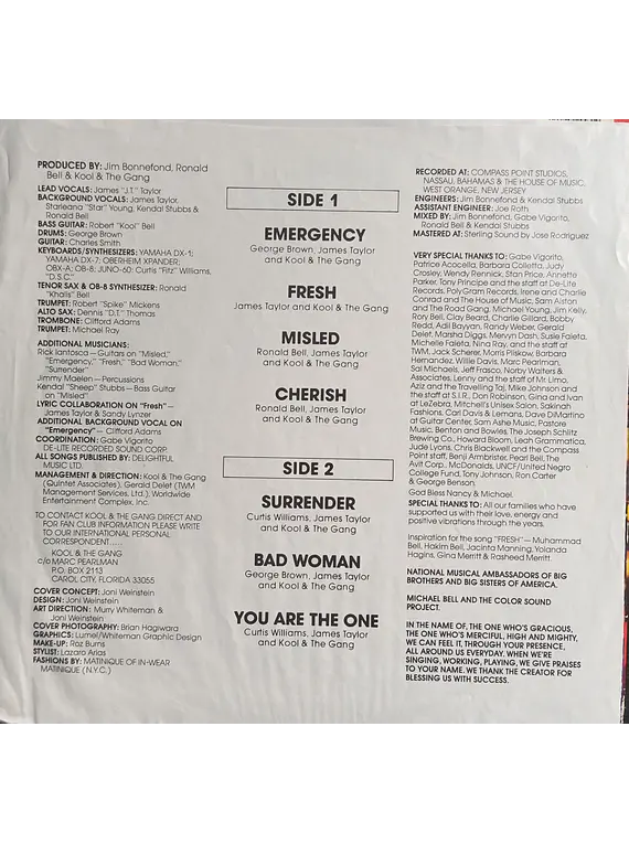 Kool & The Gang – Emergency