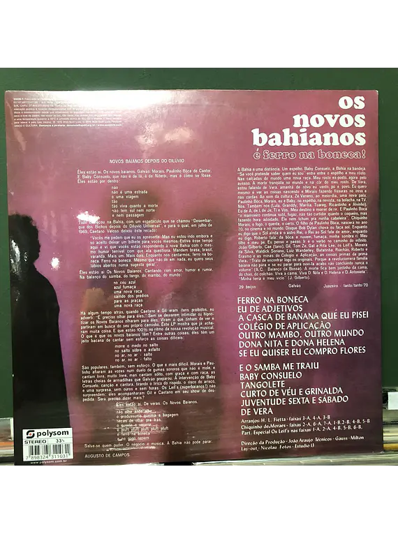 Novos Baianos – É Ferro Na Boneca!