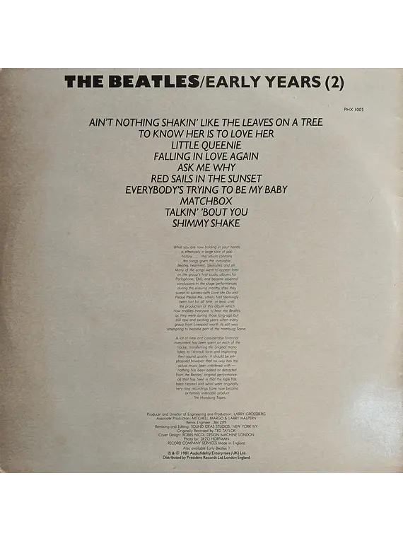 Beatles, The – Early Years (2)