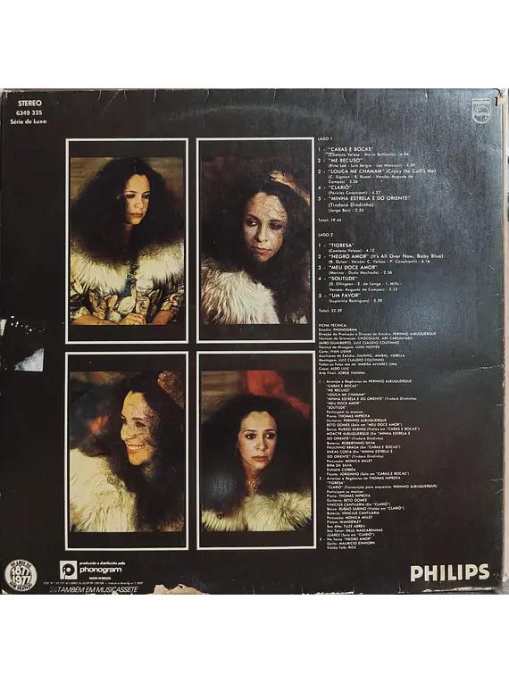 Gal Costa ‎– Caras E Bocas